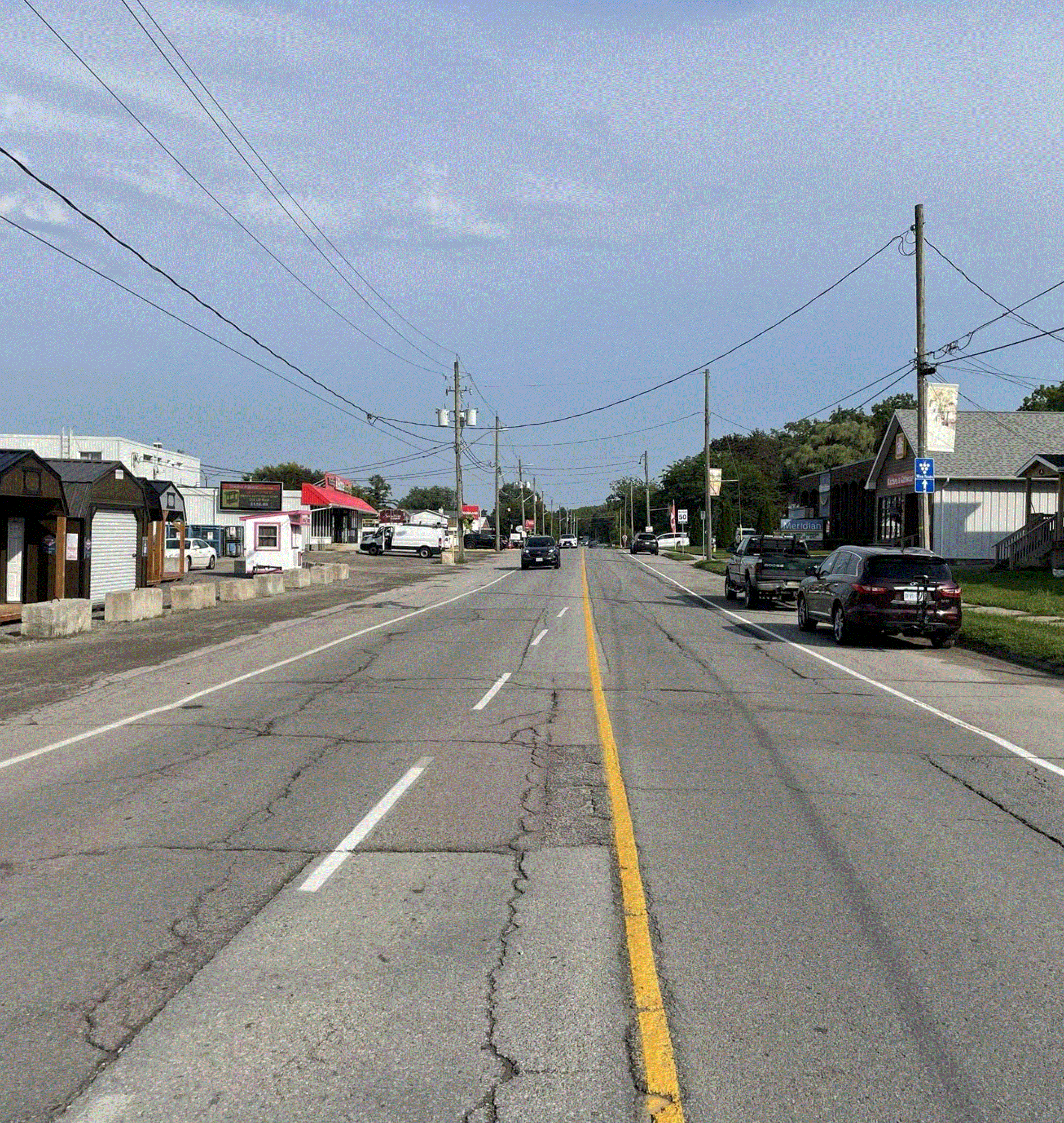 Current Condition: Potential Road Design: On-Street Parking Only