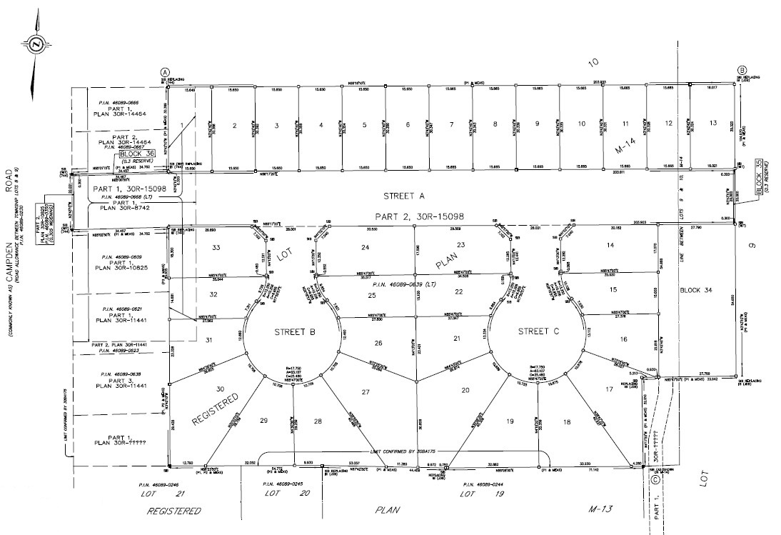 Subdivision plan